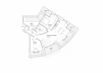 Grundriss von Wohnung 8