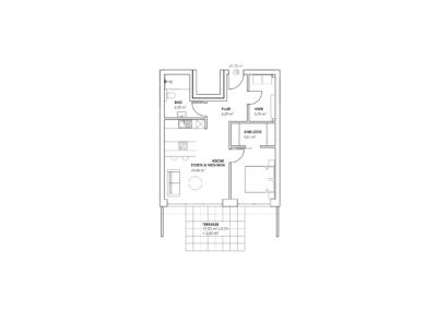 Grundriss von Wohnung 10
