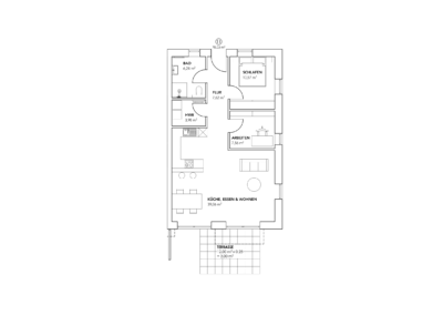 Grundriss von Wohnung 11