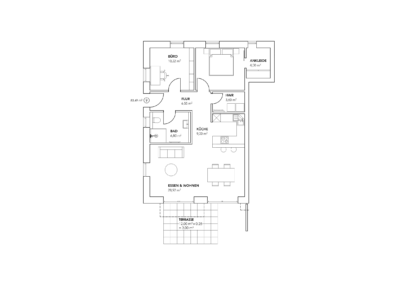 Grundriss von Wohnung 9