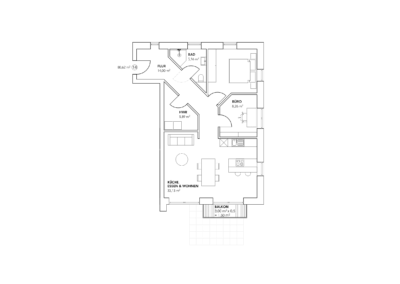 Grundriss von Wohnung 14